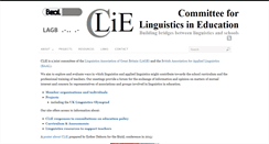Desktop Screenshot of clie.org.uk